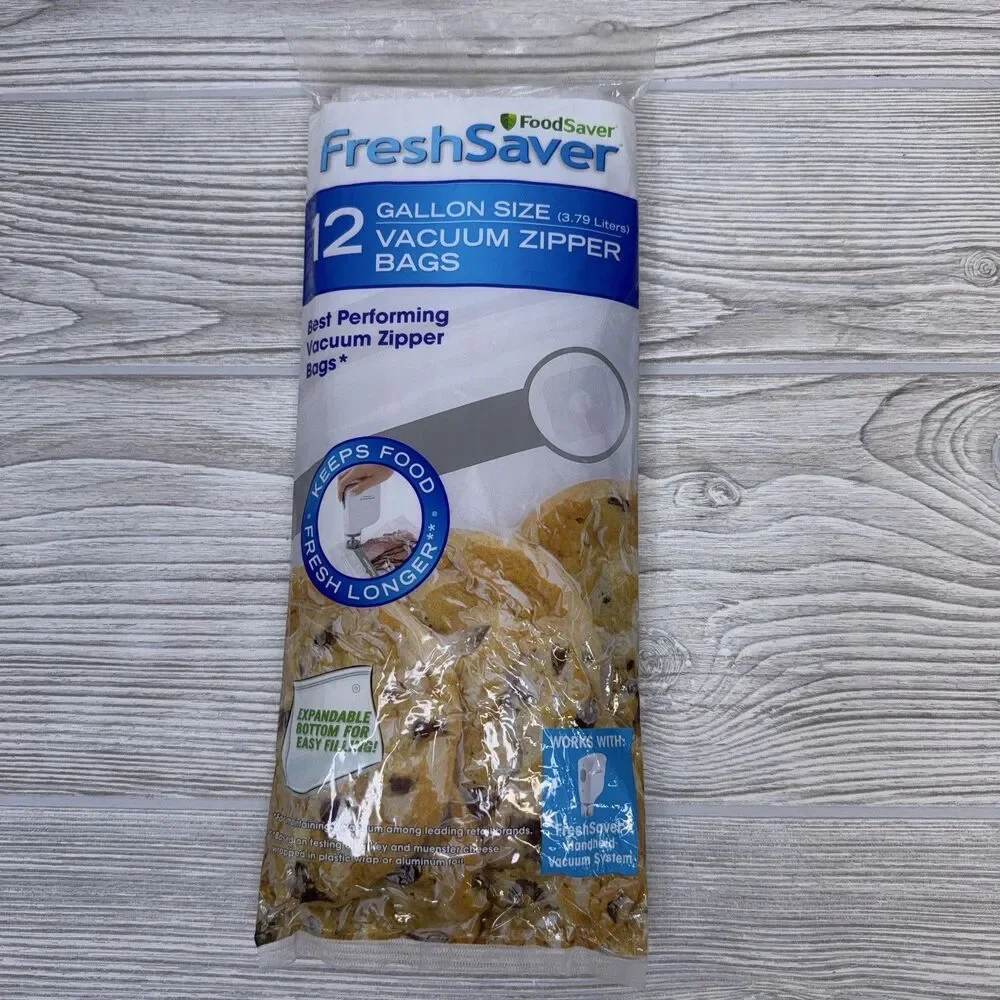 FoodSaver FreshSaver Vacuum Zipper Bags Quart 18ct & Gallon 12ct Bundle